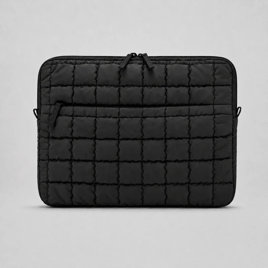 14 Inch Laptop Sleeve Protective Shockproof Large Capacity Quilted Laptop Case with Pocket for Office Travel School Wholesale