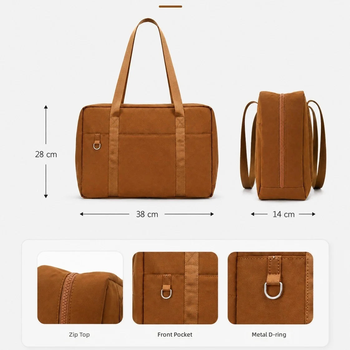 14-inch Polyester Laptop Bag Single-Shoulder Tote Large Capacity Compatible with Apple MacBook 133 Protective Case Included