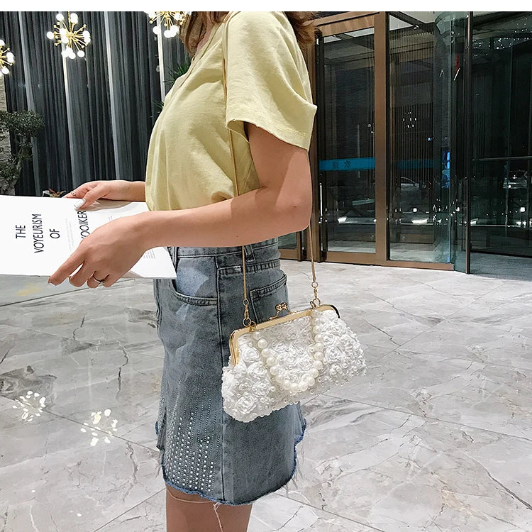2019 Summer New Wave Korean Version of the Wild Messenger Bag Lady Rivet Chain Shoulder Bag