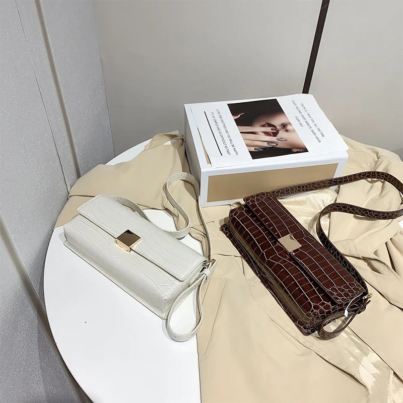 2021 Latest Simple Shoulder Crossbody Bags for Women Soft PU Leather Designer Ladies Hand Bags