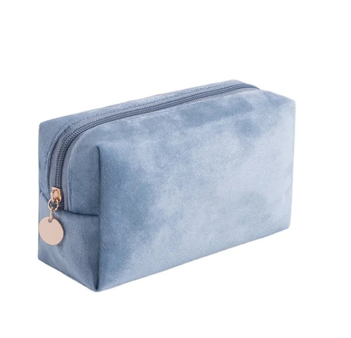 2021 New Design Custom Luxury Soft Velvet Storage Makeup Case Bags Cosmetic Pouch for Women