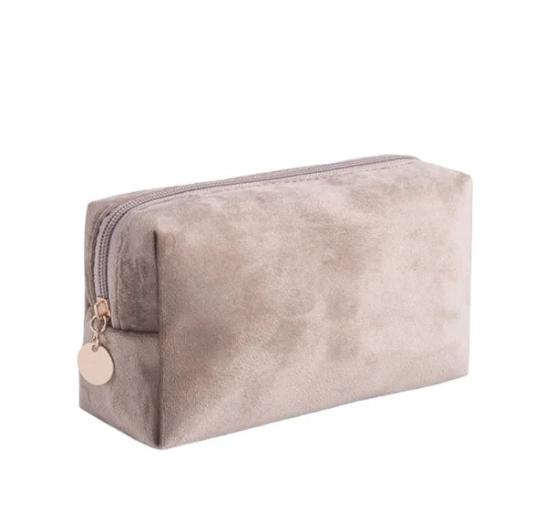 2021 New Design Custom Luxury Soft Velvet Storage Makeup Case Bags Cosmetic Pouch for Women