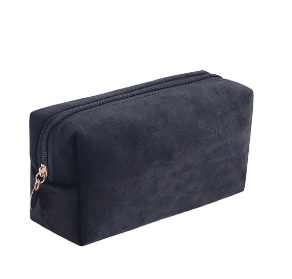 2021 New Design Custom Luxury Soft Velvet Storage Makeup Case Bags Cosmetic Pouch for Women