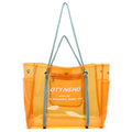 2021 New Fashion Summer Beach Shoulder Bag PVC clear Ladies Tote Handbag Waterproof Transparent Women Handbag