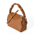 2021 New Products Women Handbag Trend Casual Pleated Shoulder Bag Fashion Solid Color Soft PU Cross-body Bag