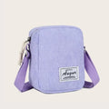 2022 New Custom Personal Logo Lady Mini Lavender Corduroy Single Shoulder Bag