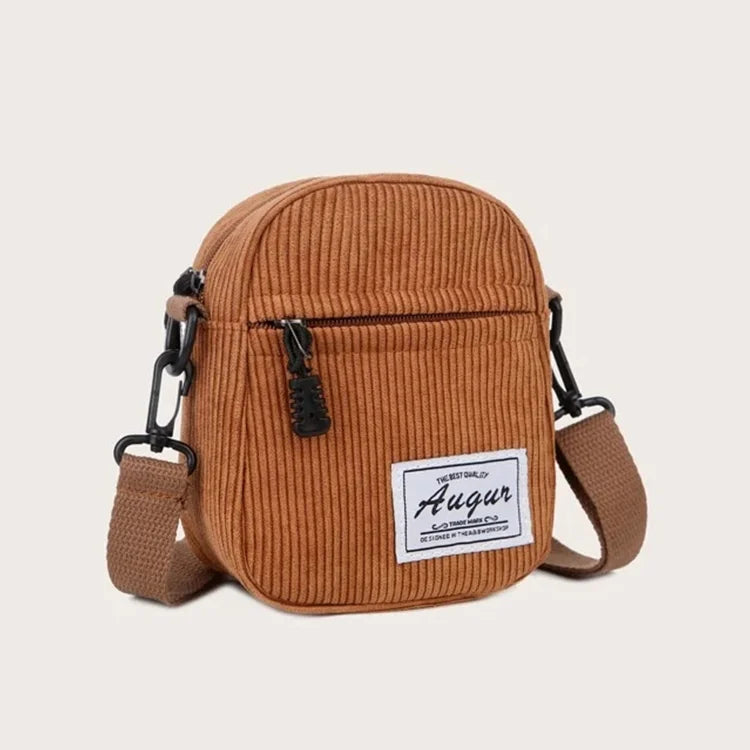 2022 New Custom Personal Logo Lady Mini Lavender Corduroy Single Shoulder Bag