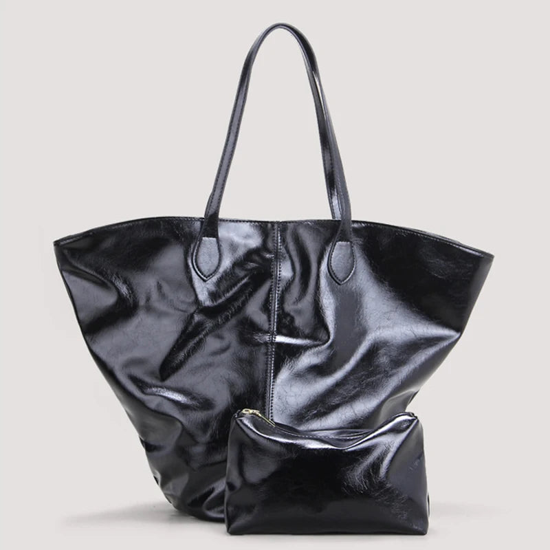 2022 New Netflix Fashion Versatile Design Large Capacity Tote Bag With Pocket Customised Tote Bag