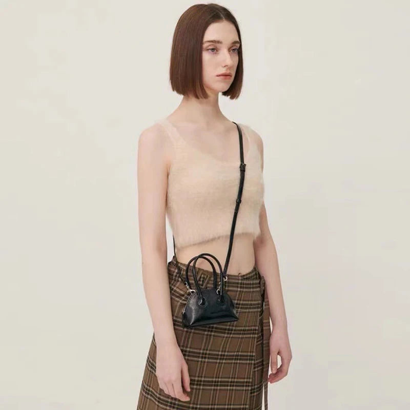2022 Women's Summer New Fashion Shell Bag Leather Texture Crossbody Bag