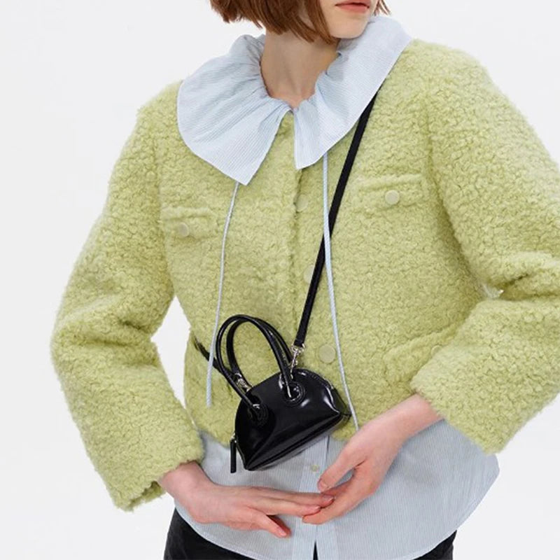 2022 Women's Summer New Fashion Shell Bag Leather Texture Crossbody Bag