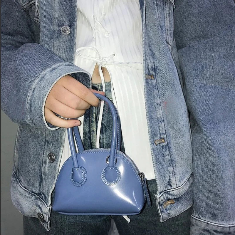 2022 Women's Summer New Fashion Shell Bag Leather Texture Crossbody Bag