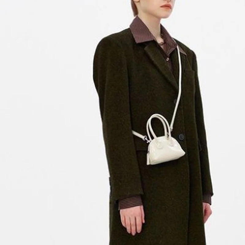 2022 Women's Summer New Fashion Shell Bag Leather Texture Crossbody Bag