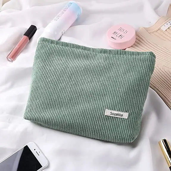 2023 Customisable Beauty Trending Products New Arrivals Womens Custom logo Large Cosmetic Makeup Bag Pouch Mini