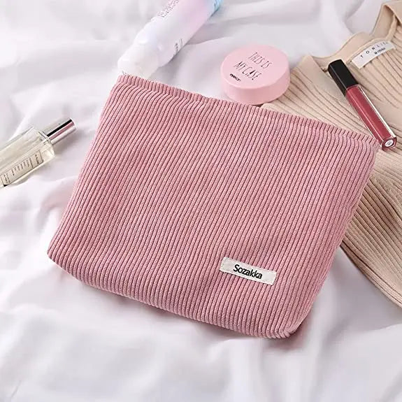 2023 Customisable Beauty Trending Products New Arrivals Womens Custom logo Large Cosmetic Makeup Bag Pouch Mini
