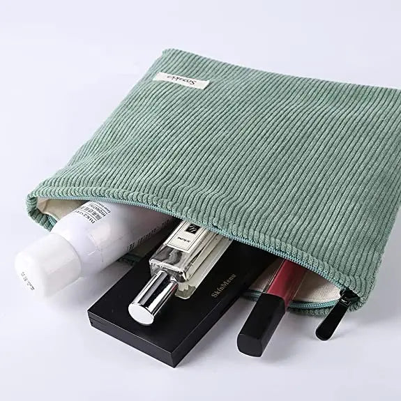 2023 Customisable Beauty Trending Products New Arrivals Womens Custom logo Large Cosmetic Makeup Bag Pouch Mini