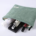 2023 Customisable Beauty Trending Products New Arrivals Womens Custom logo Large Cosmetic Makeup Bag Pouch Mini