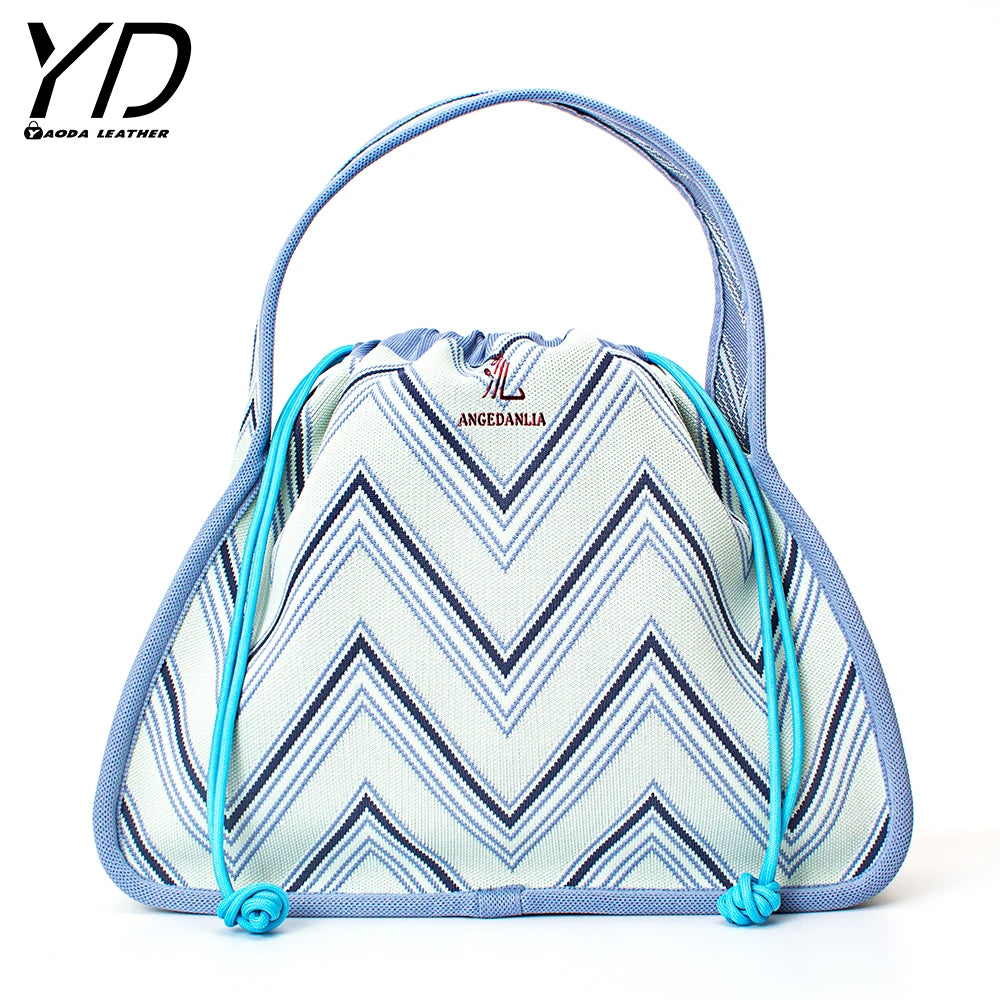 2023 Customize Women Handmade Crochet Handbags Mini Bag Knit