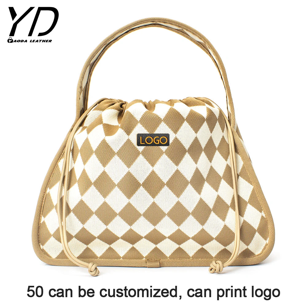 2023 Knitted Bag Women Customize Women Handmade Crochet Handbags