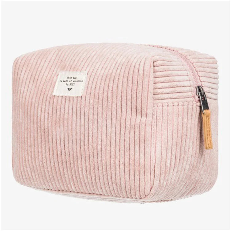 2023 New Design High Quality Corduroy Cosmetic Bag Travel Clutch Bag