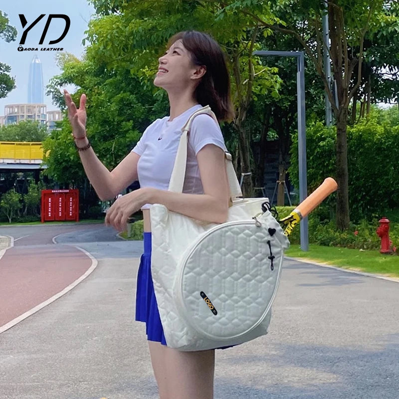 2024 Design Pickleball Sports Bags Padel Racket Bag With Shoe Compartment Tennis Badminton Racquet Tote Carry Bag for Women