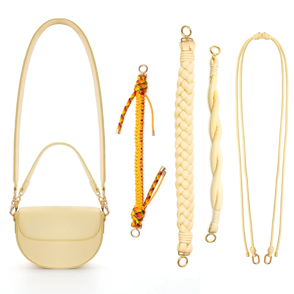 2025 Customized Retro High Quality Women's Shoulder Bag Fashion Saddle Bag with Different Bag Strap