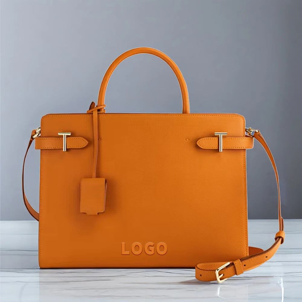 2025 Designer Luxury Classic Manufacturer Business Ladies Handbags Custom Logo Hand Bag Pu Leather