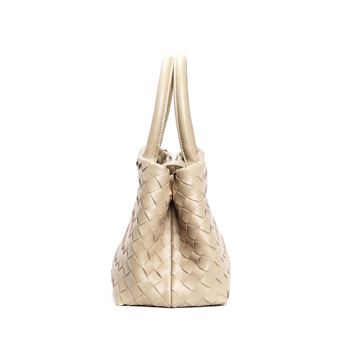 2025 Luxury Fashion Cowhide Women's Handbags New Genuine Leather Woven Crossbody Shoulder Bags Handwoven Ladies Bag