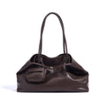 2025 Luxury Genuine Cowhide Leather Handbags for Women High Quality Large Capacity Tote Shoulder Bags with Two Handles