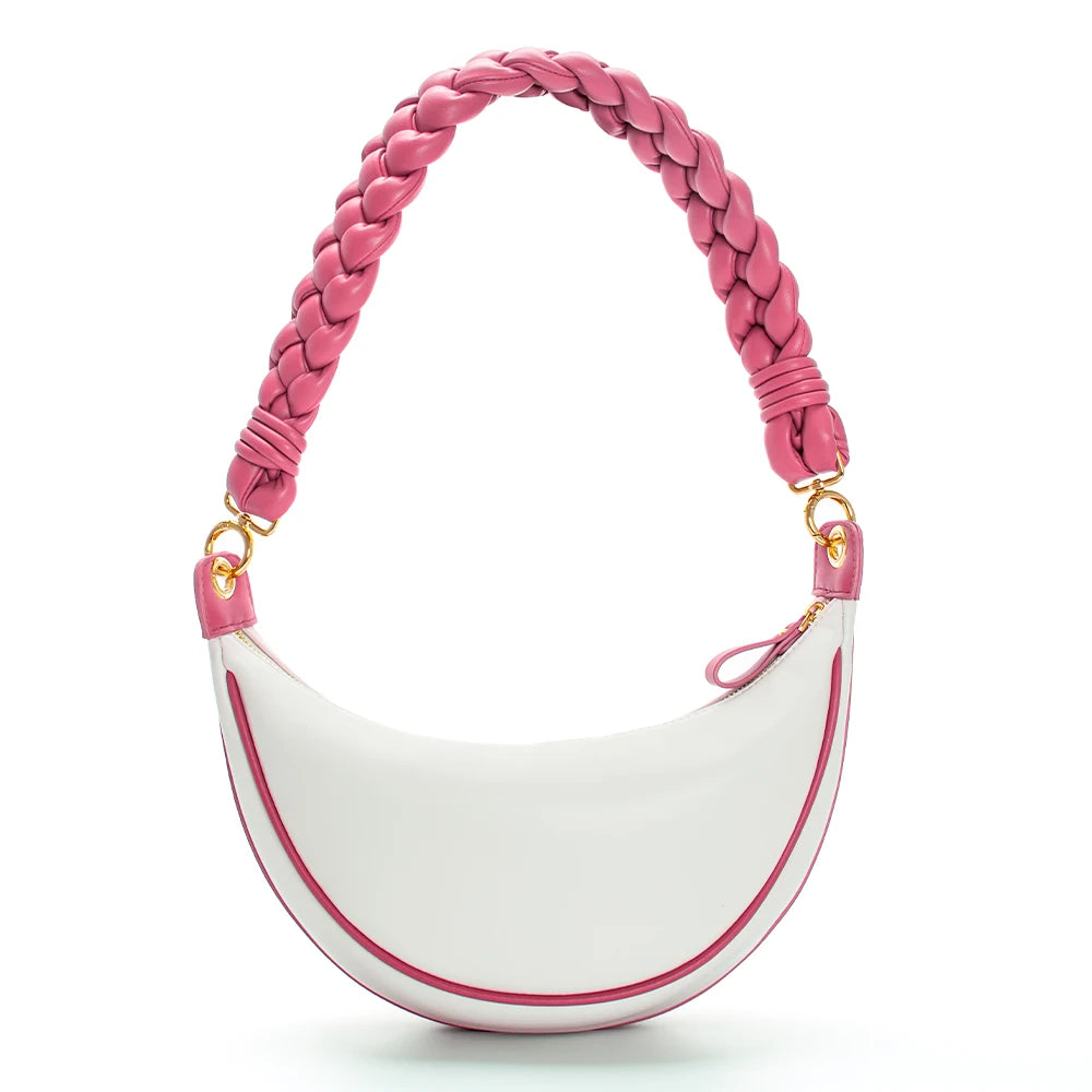 2025 New Arrival Good Quality Pu Leather Underarm Bag Handbag with Different Bag Strap