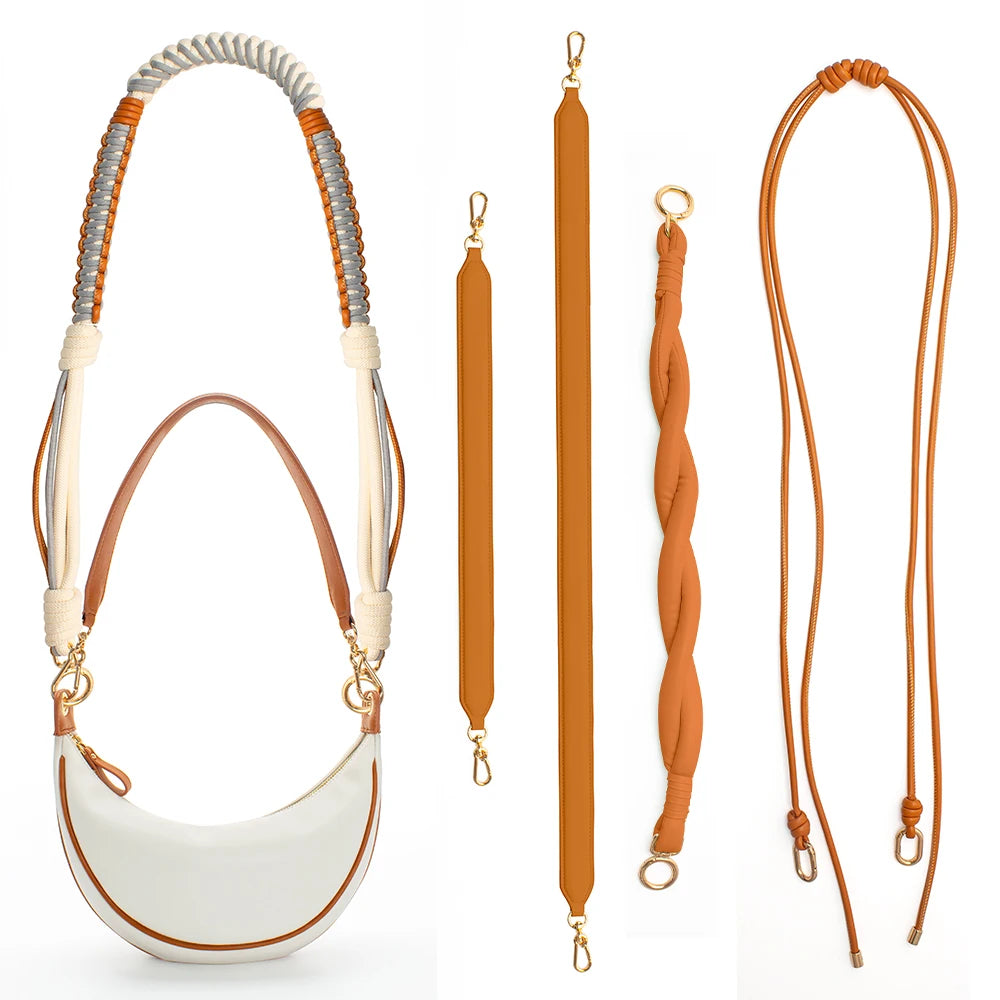 2025 New Arrival Good Quality Pu Leather Underarm Bag Handbag with Different Bag Strap