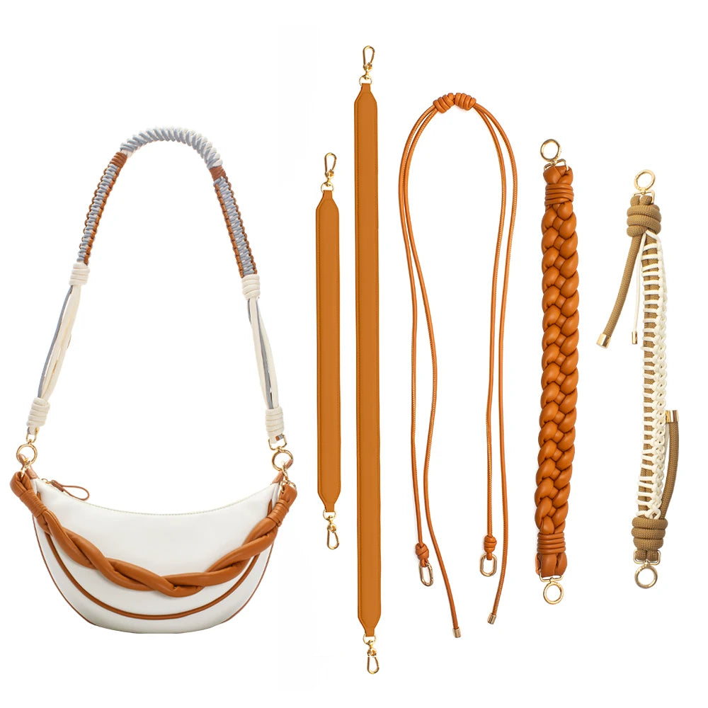 2025 New Arrival Good Quality Pu Leather Underarm Bag Handbag with Different Bag Strap