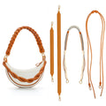 2025 New Fashion Good Quality Pu Leather Underarm Bag Handbag with Different Bag Strap