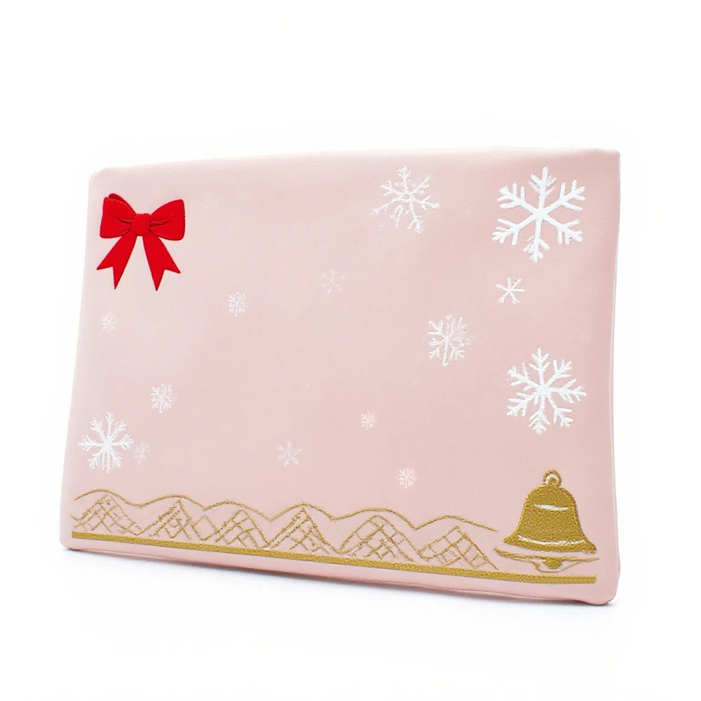 2025 New Fashion Women Handbag Design Red Color Cute Ladies Christmas Spray Printing Purse and Handbags