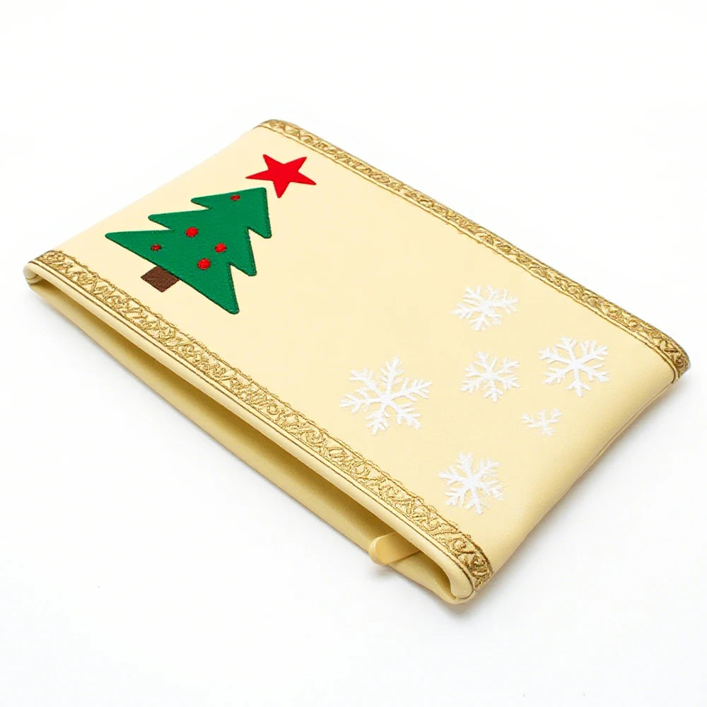 2025 New Fashion Women Handbag Design Red Color Cute Ladies Christmas Spray Printing Purse and Handbags
