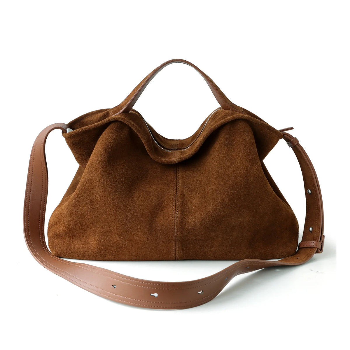 2025 New Frosted Cowhide Women's Handbags Crossbody Shoulder Bags Luxury Genuine Leather Ladies Bags Suede Bags