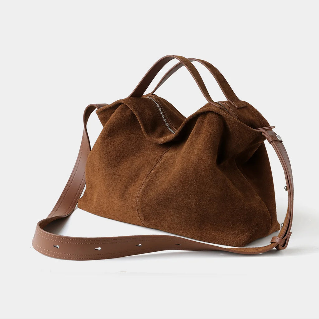 2025 New Frosted Cowhide Women's Handbags Crossbody Shoulder Bags Luxury Genuine Leather Ladies Bags Suede Bags