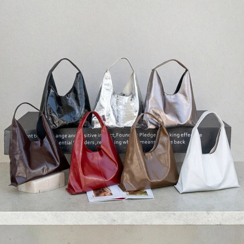 2025 New Genuine Leather Women's Shoulder Bags Large Capacity Tote Bags Design Fashion High Quality Cowhide Ladies Handbags