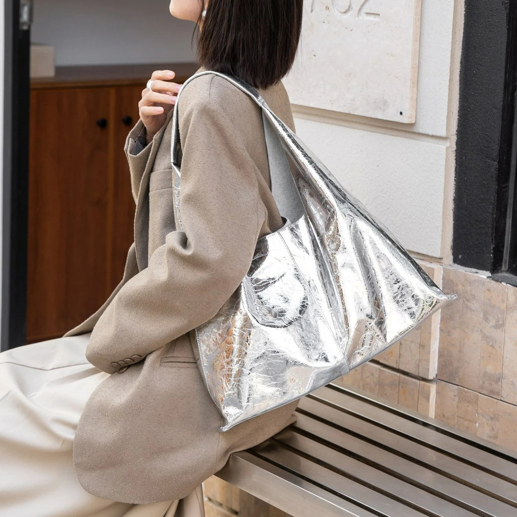 2025 New Genuine Leather Women's Shoulder Bags Large Capacity Tote Bags Design Fashion High Quality Cowhide Ladies Handbags