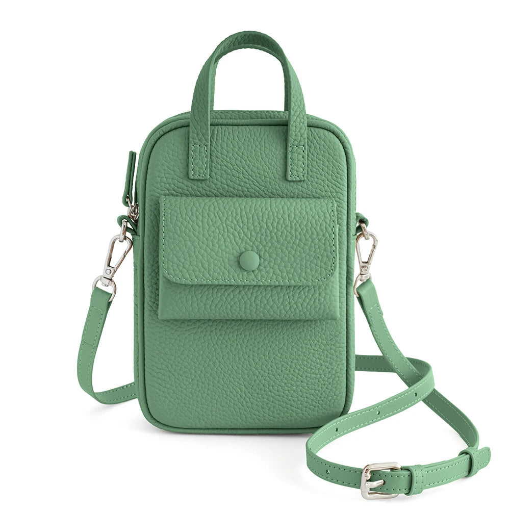 2025 New Women's Genuine Leather Crossbody Shoulder Bag Fashion Women's Shoulder Bags Small Shoulder Mobile Phone Purse