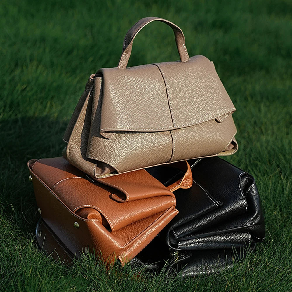 2025 Women's Bags Wholesale Genuine Leather Handbags Ladies Women Handbags