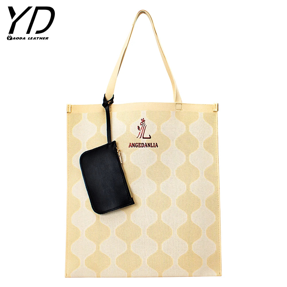 2026 Bohemian Crochet Women Shoulder Bags Granny Square Tote Bag Knitted Handbags Handmade Woven Summer Beach Bag