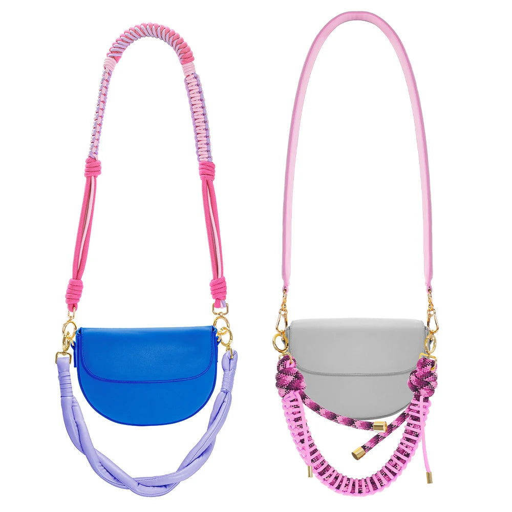 2026 Customized Retro High Quality Women's Shoulder Bag Fashion Saddle Bag with Different Bag Strap