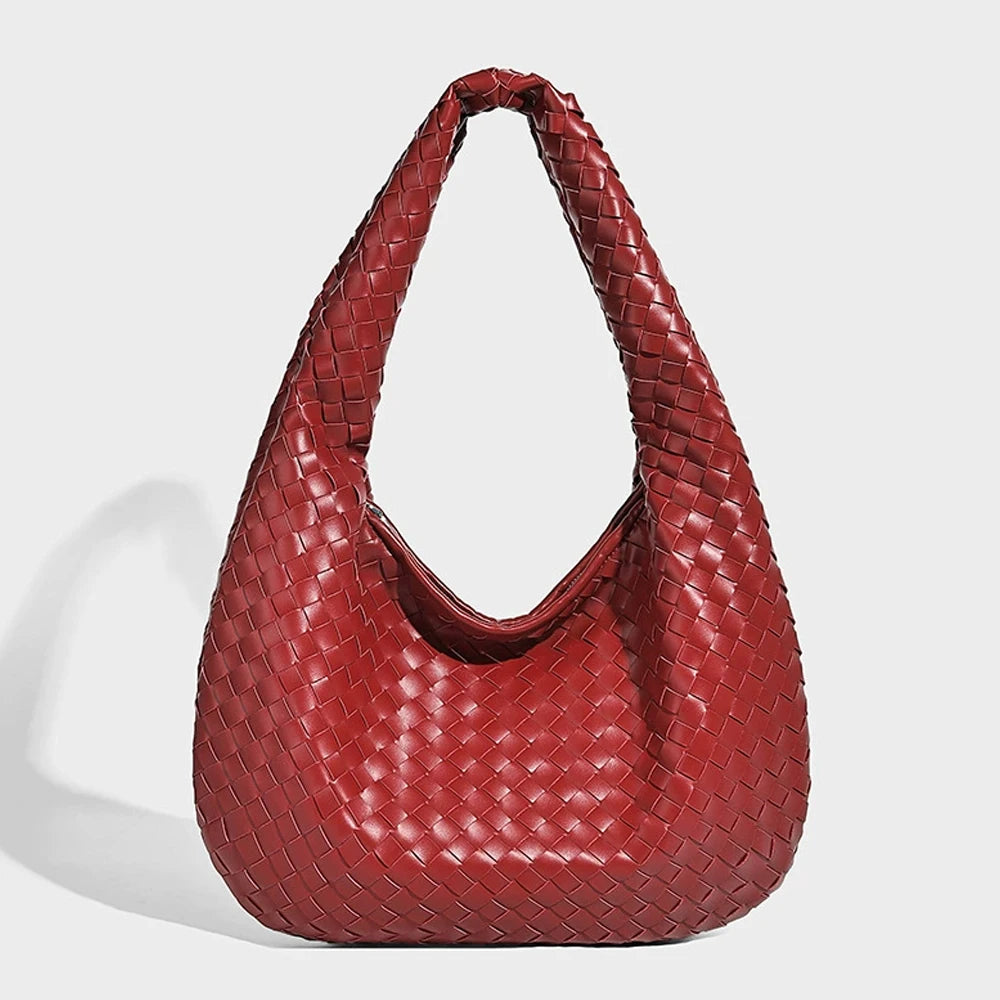 2026 Factory Direct Wholesale Fashion PU Hand Woven Bag for Women