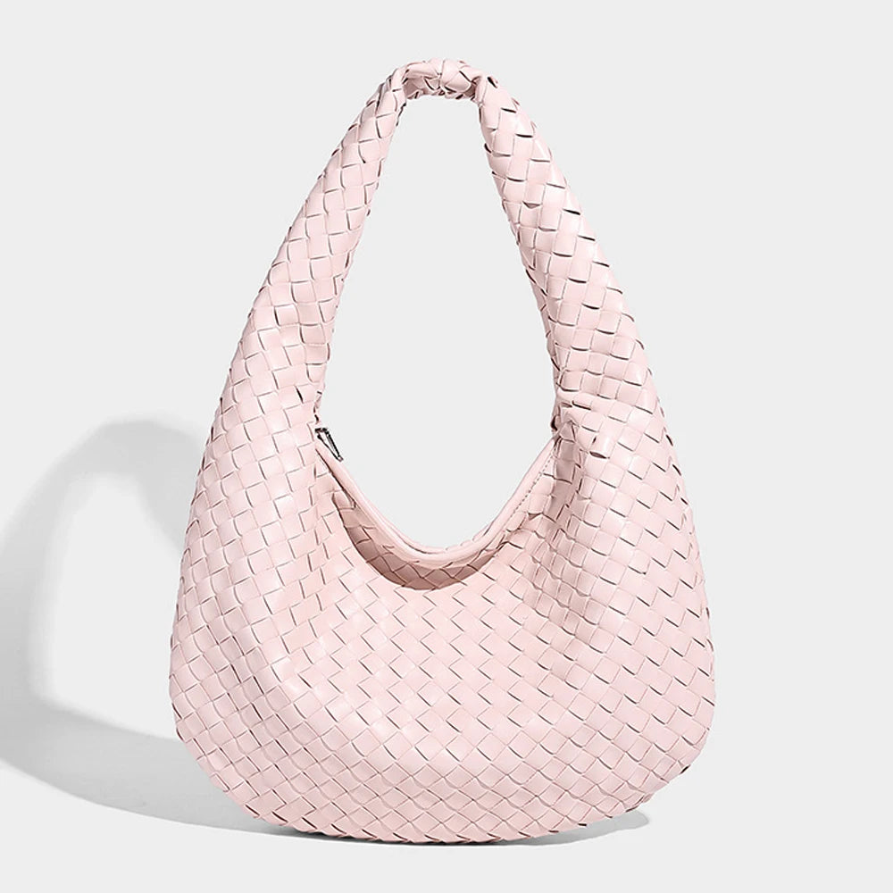 2026 Factory Direct Wholesale Fashion PU Hand Woven Bag for Women