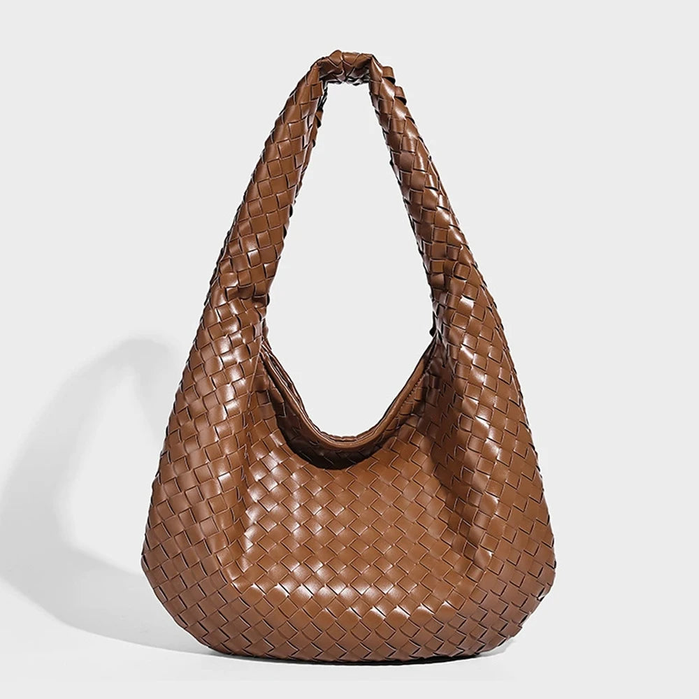 2026 Factory Direct Wholesale Fashion PU Hand Woven Bag for Women