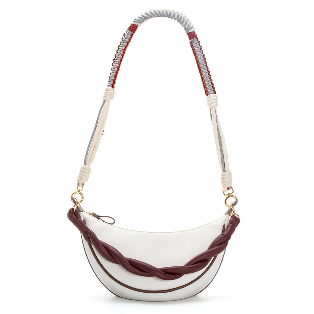 2026 Fashion Good Quality Pu Leather Underarm Bag Handbag with Different Bag Strap