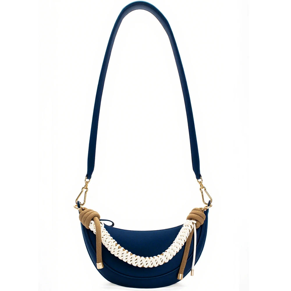 2026 Fashion Good Quality Pu Leather Underarm Bag Handbag with Different Bag Strap