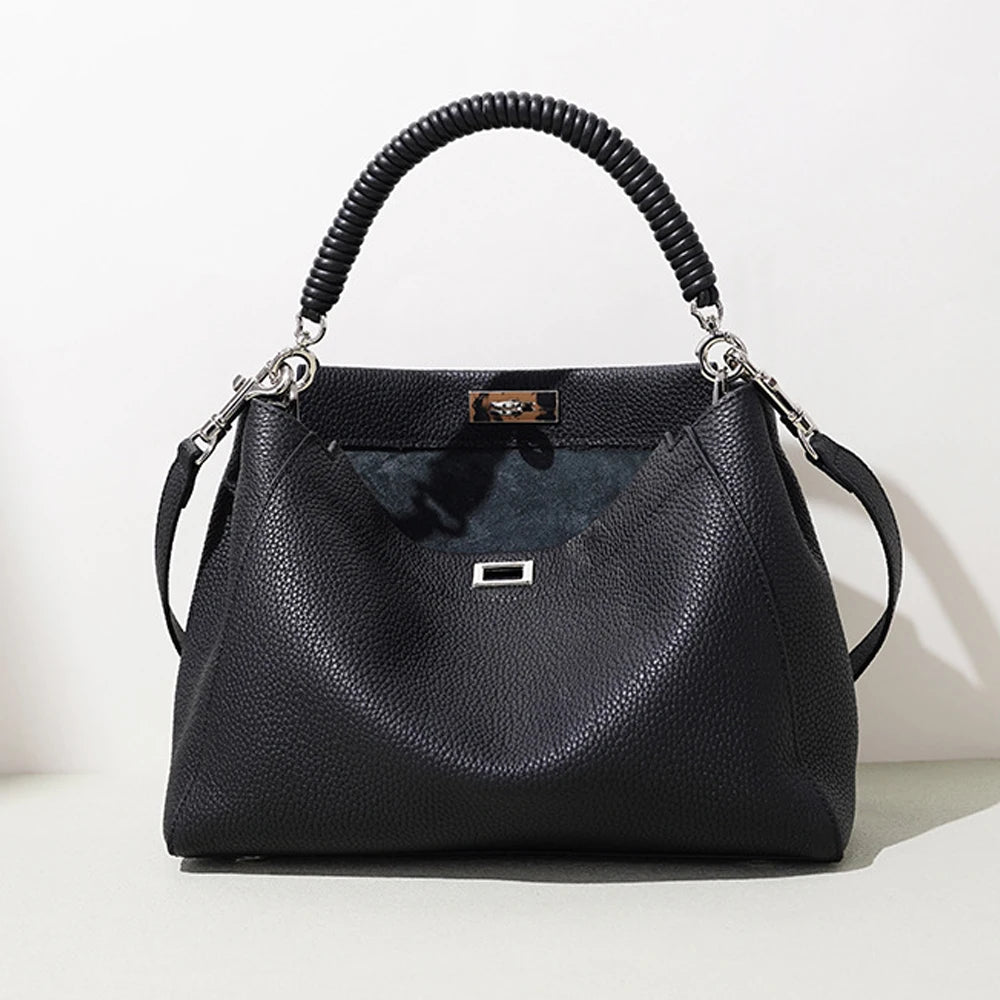 2026 New Arrival Fashion Spring Shoulder Bag with Elegant High-Grade Genuine Leather Women's Bag