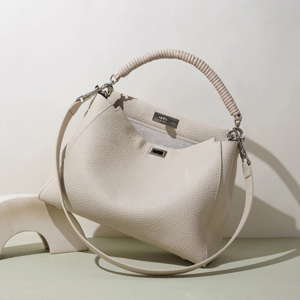 2026 New Arrival Fashion Spring Shoulder Bag with Elegant High-Grade Genuine Leather Women's Bag