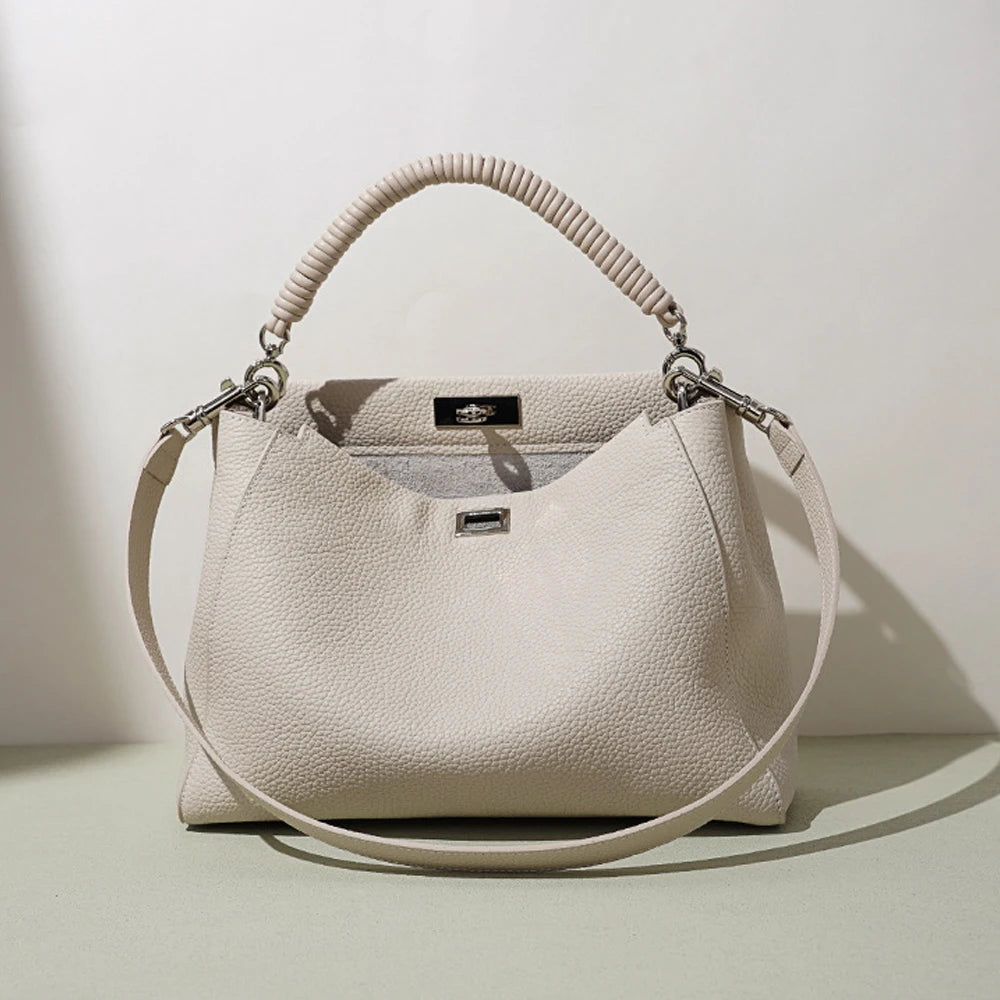 2026 New Arrival Fashion Spring Shoulder Bag with Elegant High-Grade Genuine Leather Women's Bag